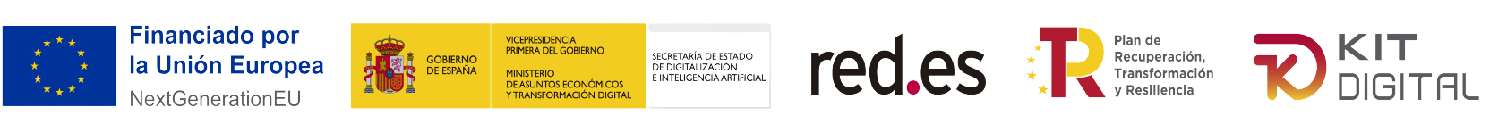 Logo Kit Digital y Financiado por la Unión Europea Next Generation